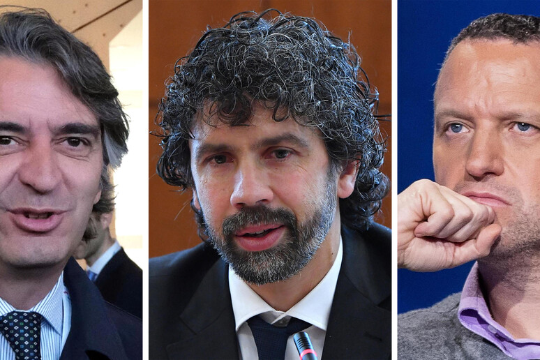 Federico Sboarina, Damiano Tommasi, Flavio Tosi - RIPRODUZIONE RISERVATA