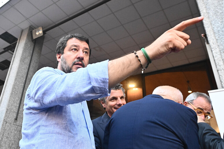Il segretario della Lega Matteo Salvini - RIPRODUZIONE RISERVATA