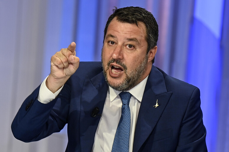 Matteo Salvini in una recente immagine - RIPRODUZIONE RISERVATA