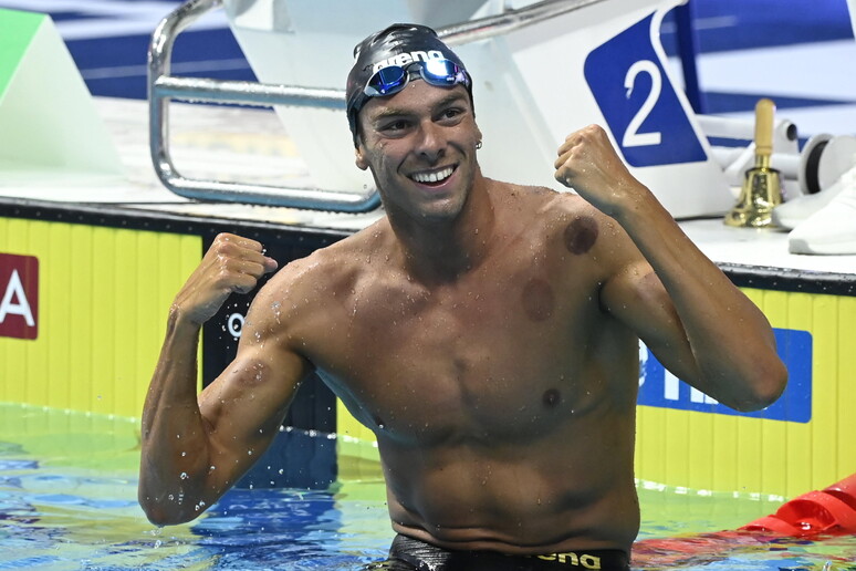 Mondiali di Nuoto: oro Paltrinieri nei 1500 © ANSA/EPA