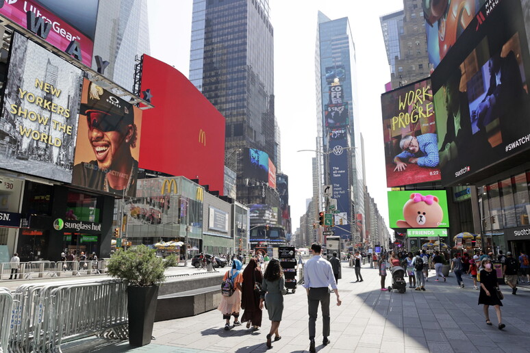 Times Square a New York. Immagine d 'archivio - RIPRODUZIONE RISERVATA