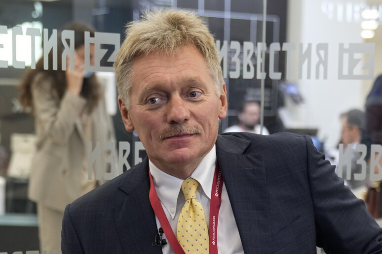Il portavoce del Cremlino Dmitry Peskov (archivio) © ANSA/EPA