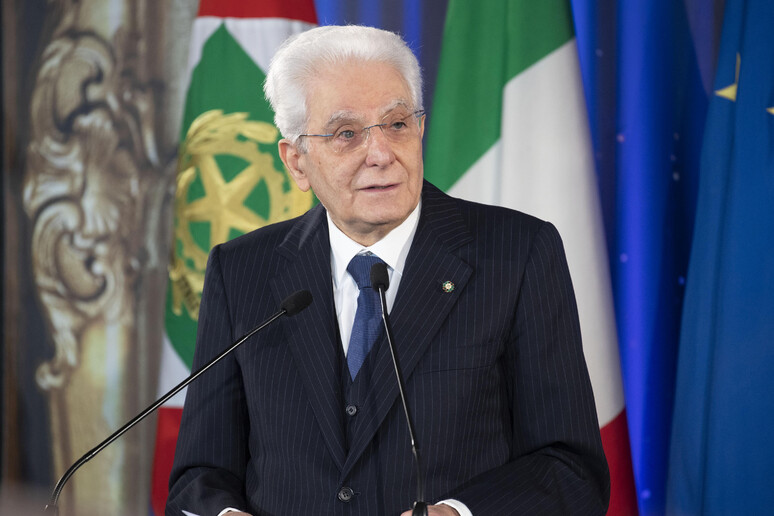 Il presidente della Repubblica Sergio Mattarella in una foto di archivio - RIPRODUZIONE RISERVATA