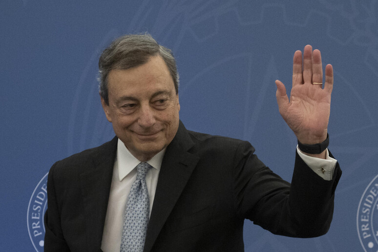 Mario Draghi in una foto di archivio - RIPRODUZIONE RISERVATA