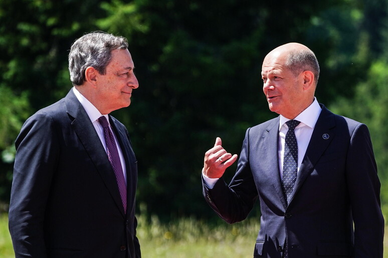 Draghi e Scholz © ANSA/EPA