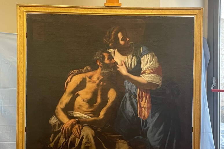 Artemisia Gentileschi,  	'Caritas romana 	' - RIPRODUZIONE RISERVATA