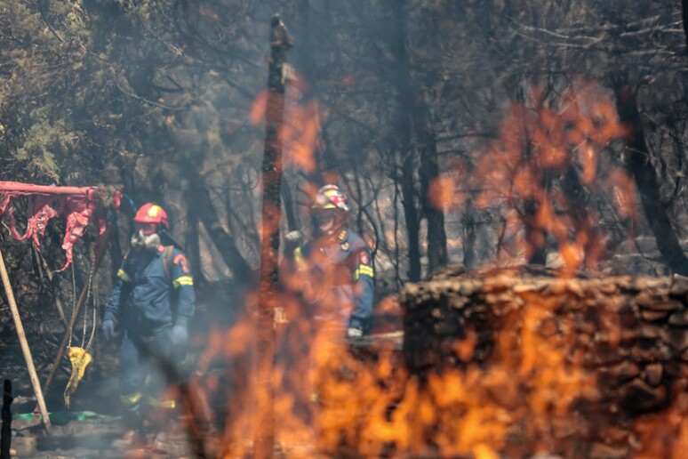 Incendi in Grecia © ANSA/AFP