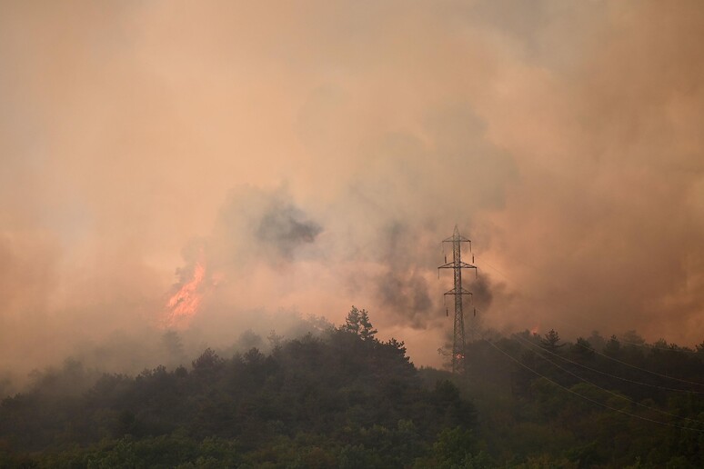 Incendi Carso: in Slovenia attesi aerei militari da Romania © ANSA/AFP