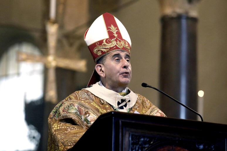 Monsignor Mario Delpini - RIPRODUZIONE RISERVATA