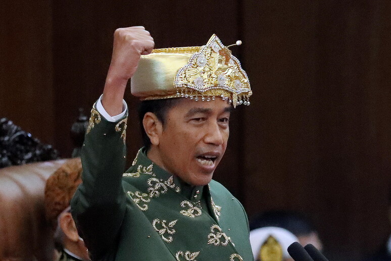 Il presidente indonesiano, Joko Widodo © ANSA/EPA