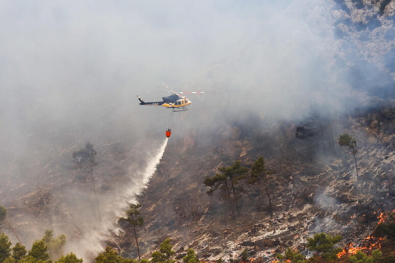 Wildfire in Castellon, Spain [ARCHIVE MATERIAL 20220816 ] - RIPRODUZIONE RISERVATA