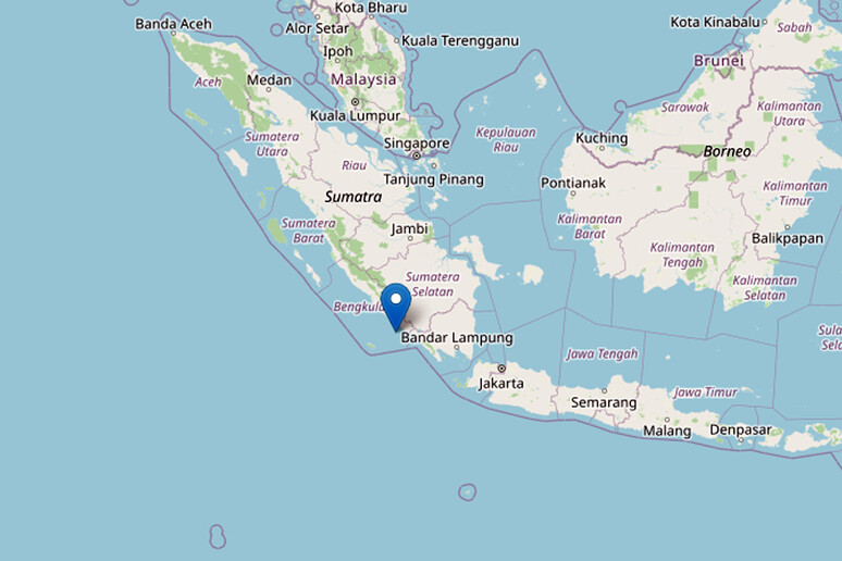Terremoto in Indonesia - RIPRODUZIONE RISERVATA