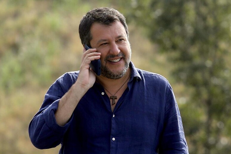 Il leader della Lega, Matteo Salvini - RIPRODUZIONE RISERVATA