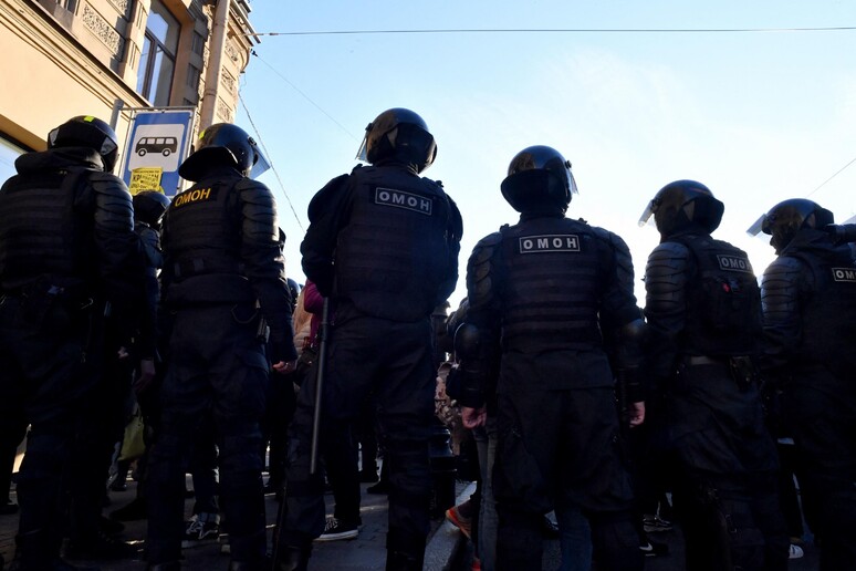 Arresti in Russia © ANSA/AFP