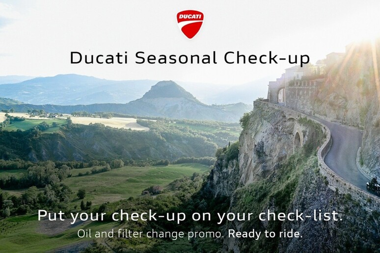 Ducati Seasonal Check-up per una stagione in sicurezza - RIPRODUZIONE RISERVATA