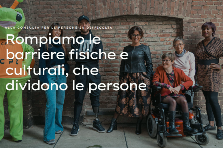 Dal sito della Cdp, la Consulta per le persone in difficoltà - RIPRODUZIONE RISERVATA