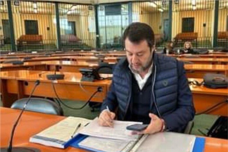 Il leader leghista, Matteo Salvini - RIPRODUZIONE RISERVATA