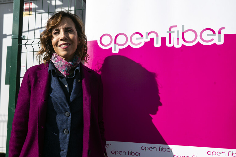 La presidente di Open Fiber, Barbara Marinali - RIPRODUZIONE RISERVATA