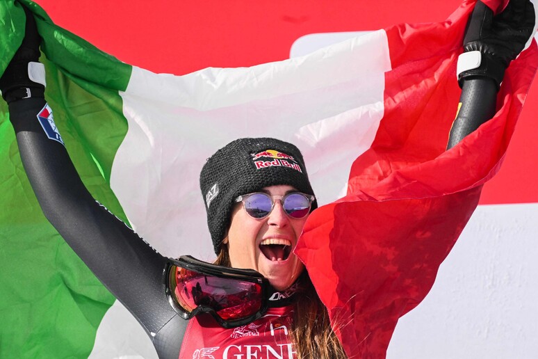 Sci: Goggia vince discesa Cortina, e ' suo successo n.21 © ANSA/AFP