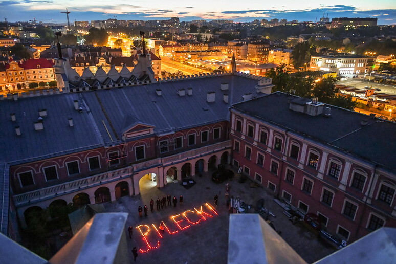 Un evento in memoria di Pilecki in Polonia © ANSA/EPA