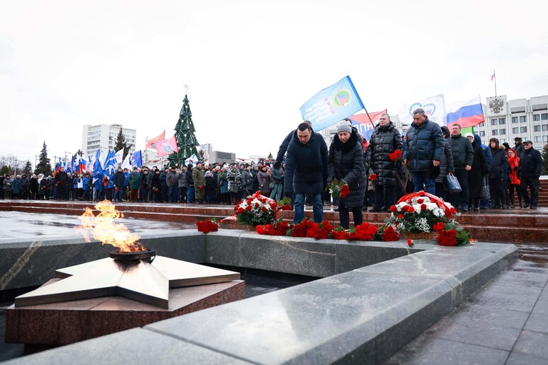 Blogger premiato da Putin:  'Il numero dei morti a Makiivka è forse più alto ' © ANSA/AFP