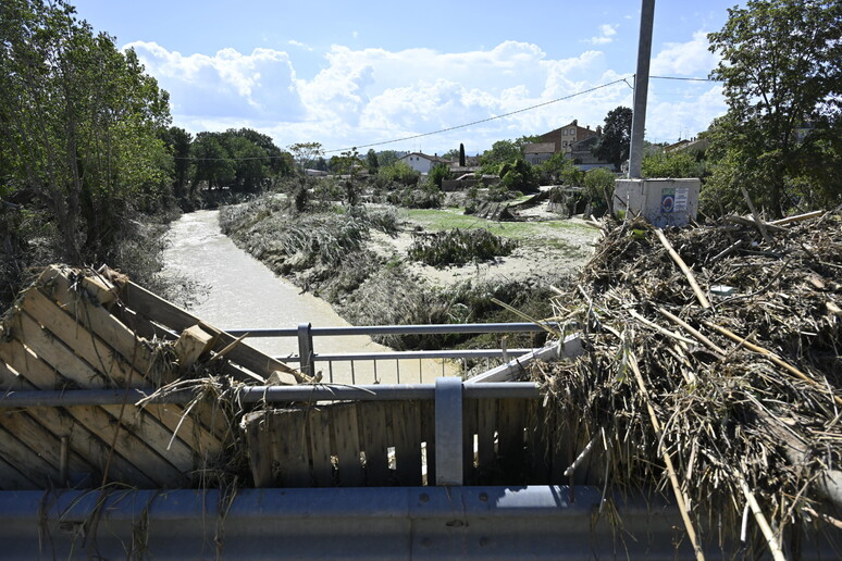 Una foto dell 'alluvione nelle Marche (settembre 2022) -     RIPRODUZIONE RISERVATA