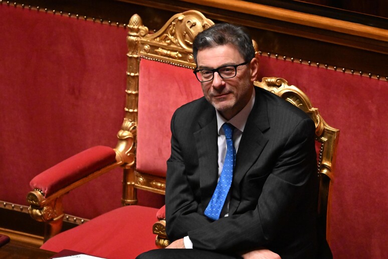 Il ministro dell 'Economia, Giancarlo Giorgetti -     RIPRODUZIONE RISERVATA