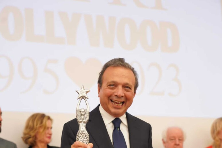 Chiambretti e Mike Figgis 'Amici di Capri - Boniello Award'