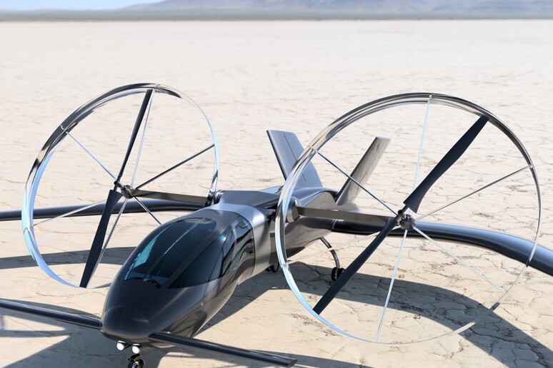 Un modello di drone con la funzione di taxi (fonte: Flargo, da Wikipedia) - RIPRODUZIONE RISERVATA