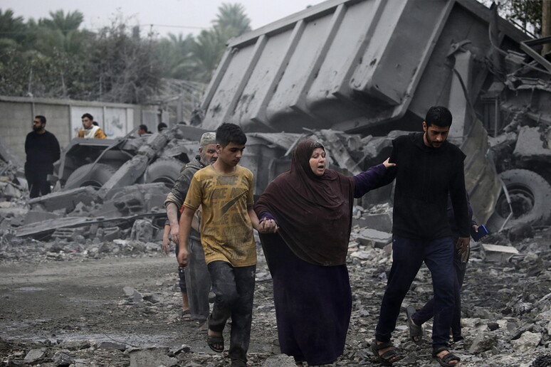 Attacco a sud della Striscia di Gaza © ANSA/EPA