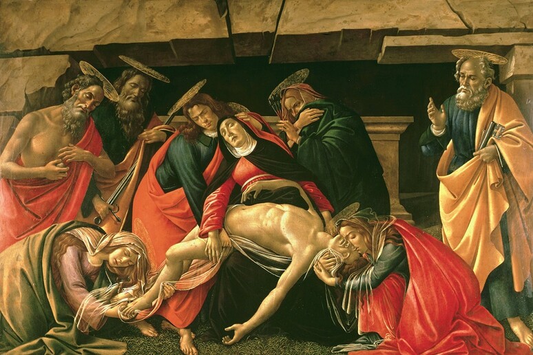 Sandro Botticelli, Lamentation over the Dead Body of Christ.jpg (credit: Wikimedia) - RIPRODUZIONE RISERVATA