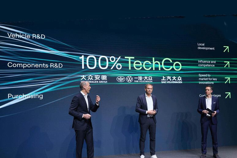 Nasce 100%TechCo, nuova unità operativa Volkswagen in Cina © ANSA/Volkswagen China