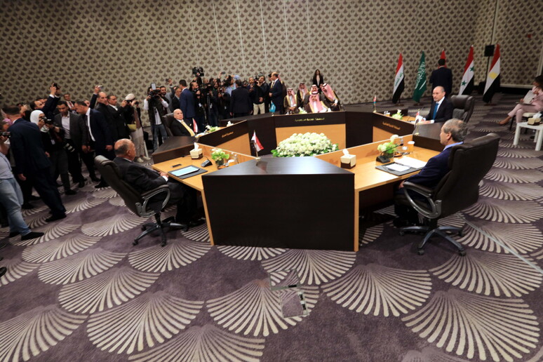 Riunione dei ministri degli Esteri del cosiddetto Gruppo di Amman © ANSA/EPA