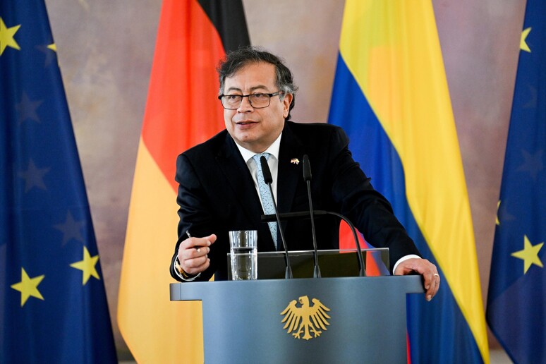 Il presidente colombiano Gustavo Petro © ANSA/EPA