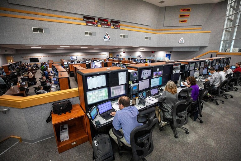 Il centro di controllo di lancio al Kennedy Space Center (fonte: NASA/Kim Shiflett) - RIPRODUZIONE RISERVATA