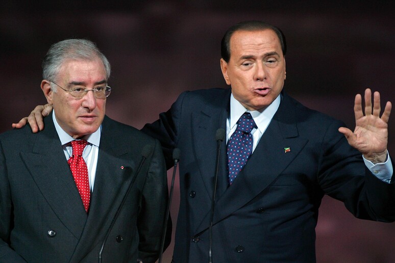 Dell 'Utri e Berlusconi - RIPRODUZIONE RISERVATA