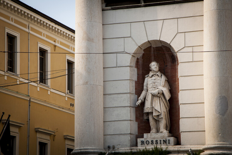 Statue of Gioacchino Rossini - RIPRODUZIONE RISERVATA