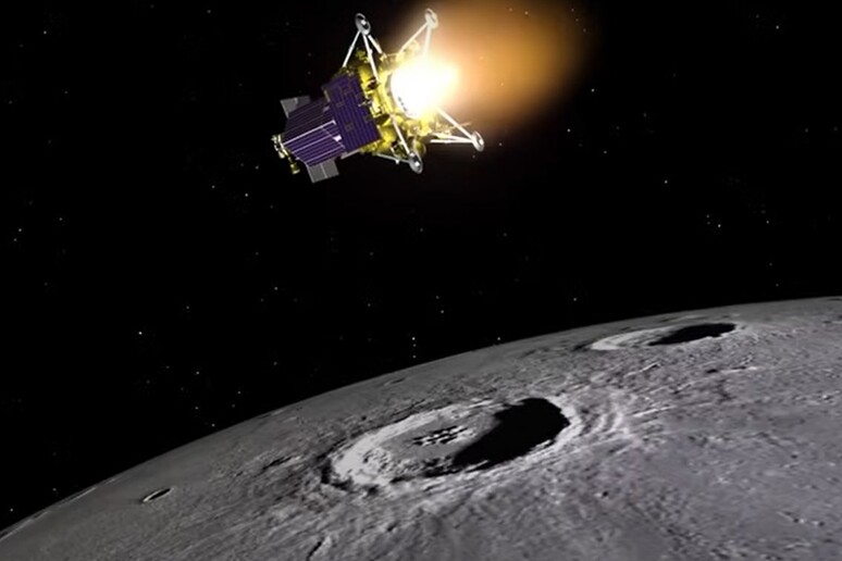 Indiviuato il luogo dell 'impattodella sonda russa Luna-25 (fonte: Roscosmos) - RIPRODUZIONE RISERVATA
