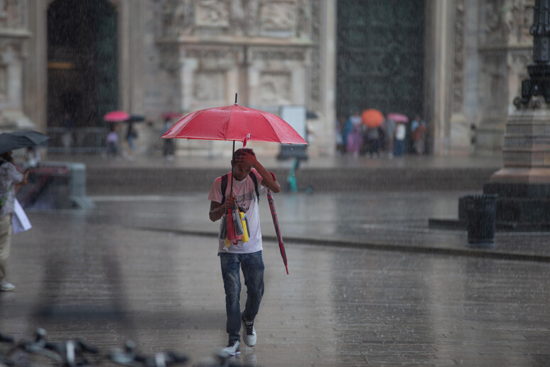 A Milano nuova allerta meteo per la pioggia