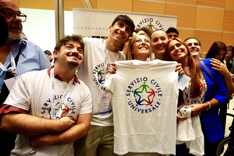 Meloni a Rimini, inaugura ExpoAid 2023 in sostegno della disabilità