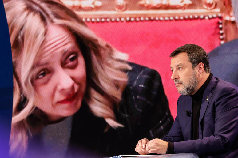 Meloni e Salvini -     RIPRODUZIONE RISERVATA