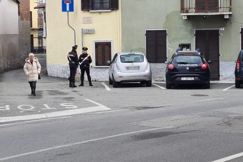 Villanova Canavese (Torino), dove ieri sera un neonato stato trovato in un bidone dell 'immondizia -     RIPRODUZIONE RISERVATA