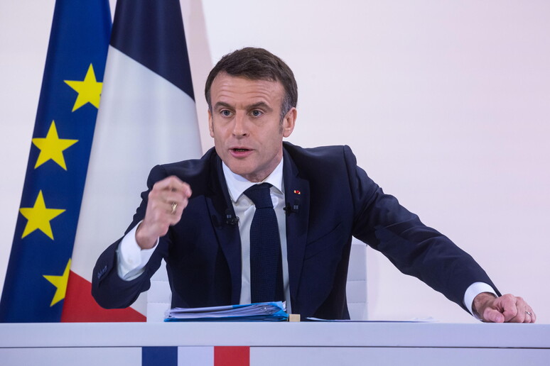 Macron © ANSA/EPA
