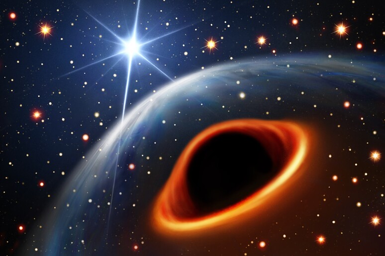 È stato scoperto un oggetto misterioso a metà tra una stella di neutroni ed un buco nero (fonte: Daniëlle Futselaar (artsource.nl)) -     RIPRODUZIONE RISERVATA