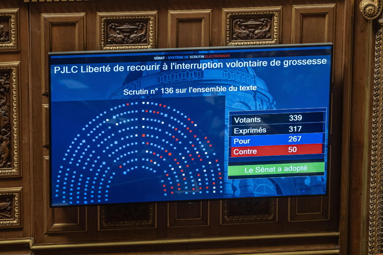 Il Parlamento francese approva l'aborto in Costituzione