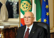 Il presidente Napolitano
