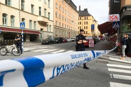 Polizia a Stoccolma